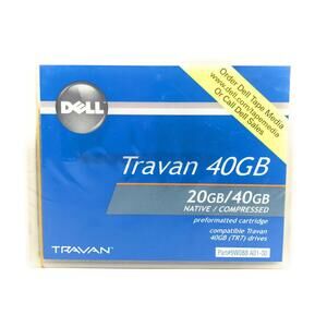 NEW Genuine Dell 9W088 Travan 40GB 20/40GB Native Compressed Data Cartridge